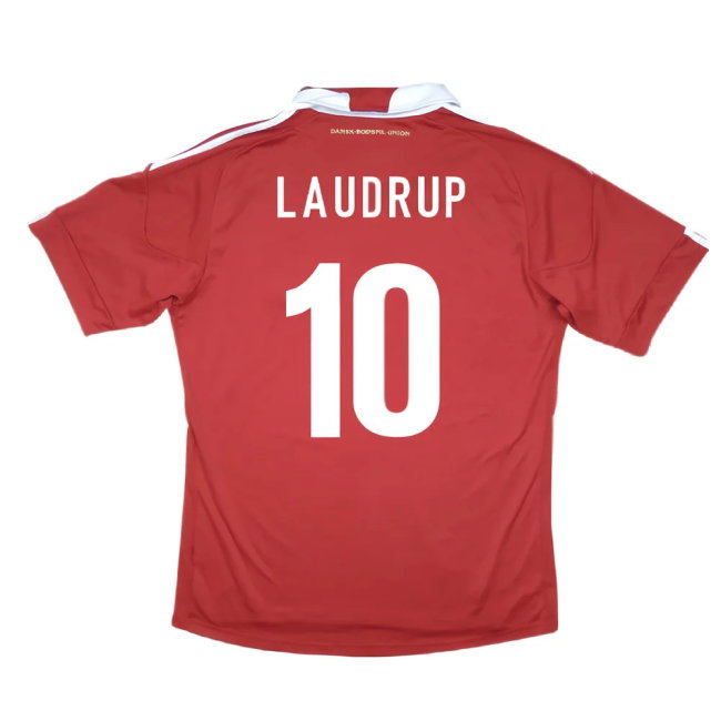 2010-2011 Denmark Home Shirt (Laudrup 10)-SoccerKits Hub | Buy Soccer Jerseys Online